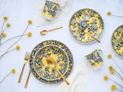 Creatable Geschirrset|Ming Flower - Kombiservice 16-tlg - Gelb