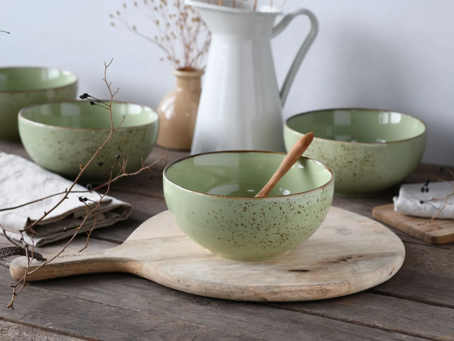 Creatable Bowls & Schüsseln|Geschirrset|Nature Collection - Buddha Bowl 4-tlg - bunt