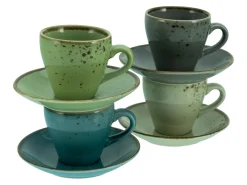 Creatable Becher & Tassen|Geschirrset|Nature Collection - Espressotassen 8-tlg - bunt