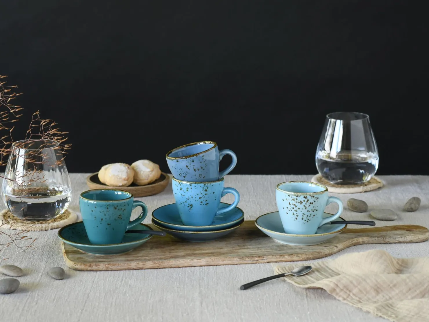 Creatable Becher & Tassen|Geschirrset|Nature Collection - Espressotassen 8-tlg - bunt