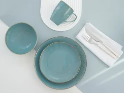 Creatable Geschirrset|Nature Collection - Kombiservice 16-tlg - Aqua