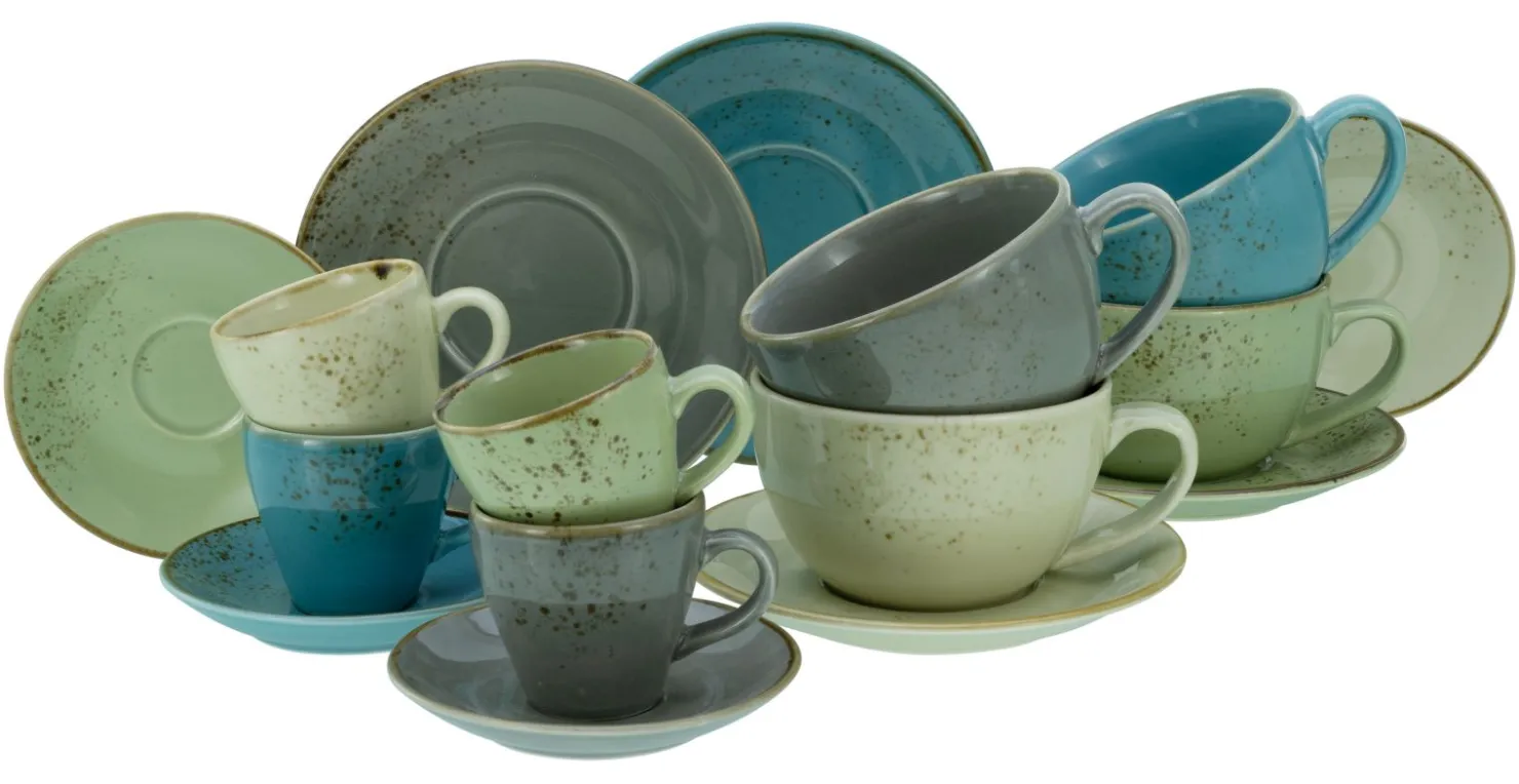 Creatable Geschirrset|Nature Collection - Tassen Set 16-tlg, Nature Collection - Tassen-Set 16-tlg - bunt