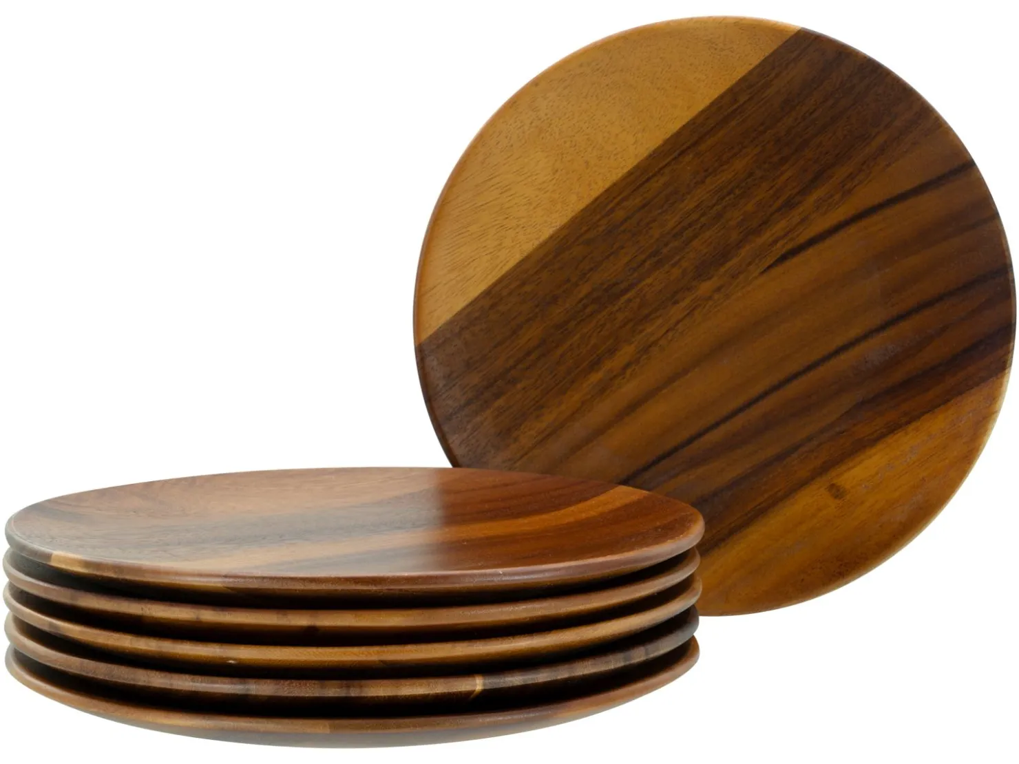 Creatable Teller|Nature Collection - Tellerset 6-tlg - Akazienholz