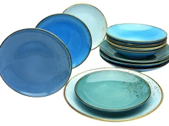 Creatable Geschirrset|Teller|Nature Collection - Tellerset 12-tlg - bunt