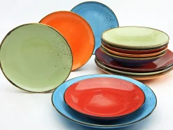 Creatable Geschirrset|Teller|Nature Collection - Tellerset 12-tlg - bunt