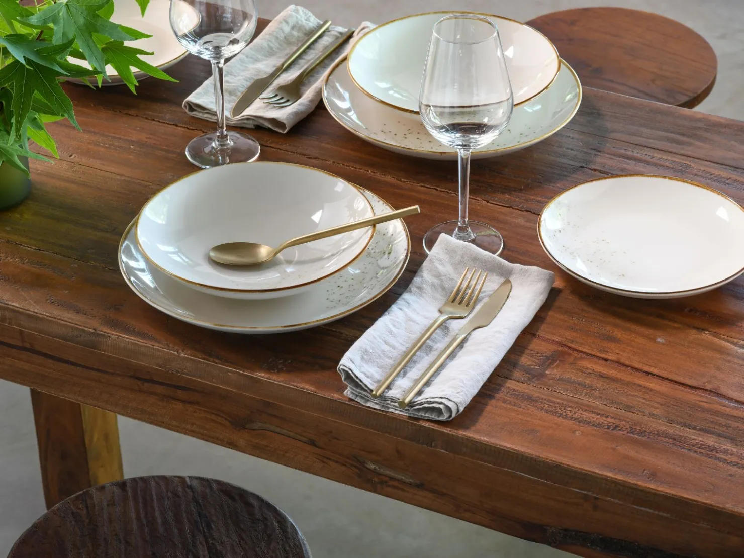 Creatable Geschirrset|Teller|Nature Collection - Tellerset 12-tlg - bunt