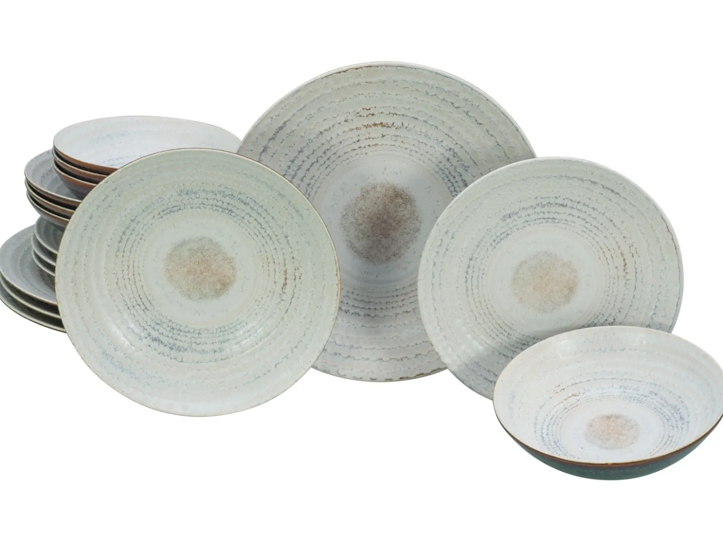 Creatable Geschirrset|Teller|Neapel - Tellerset 16-tlg - Offwhite