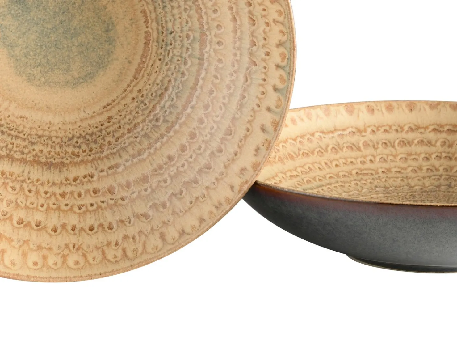 Creatable Geschirrset|Teller|Neapel - Tellerset 12-tlg - Sand