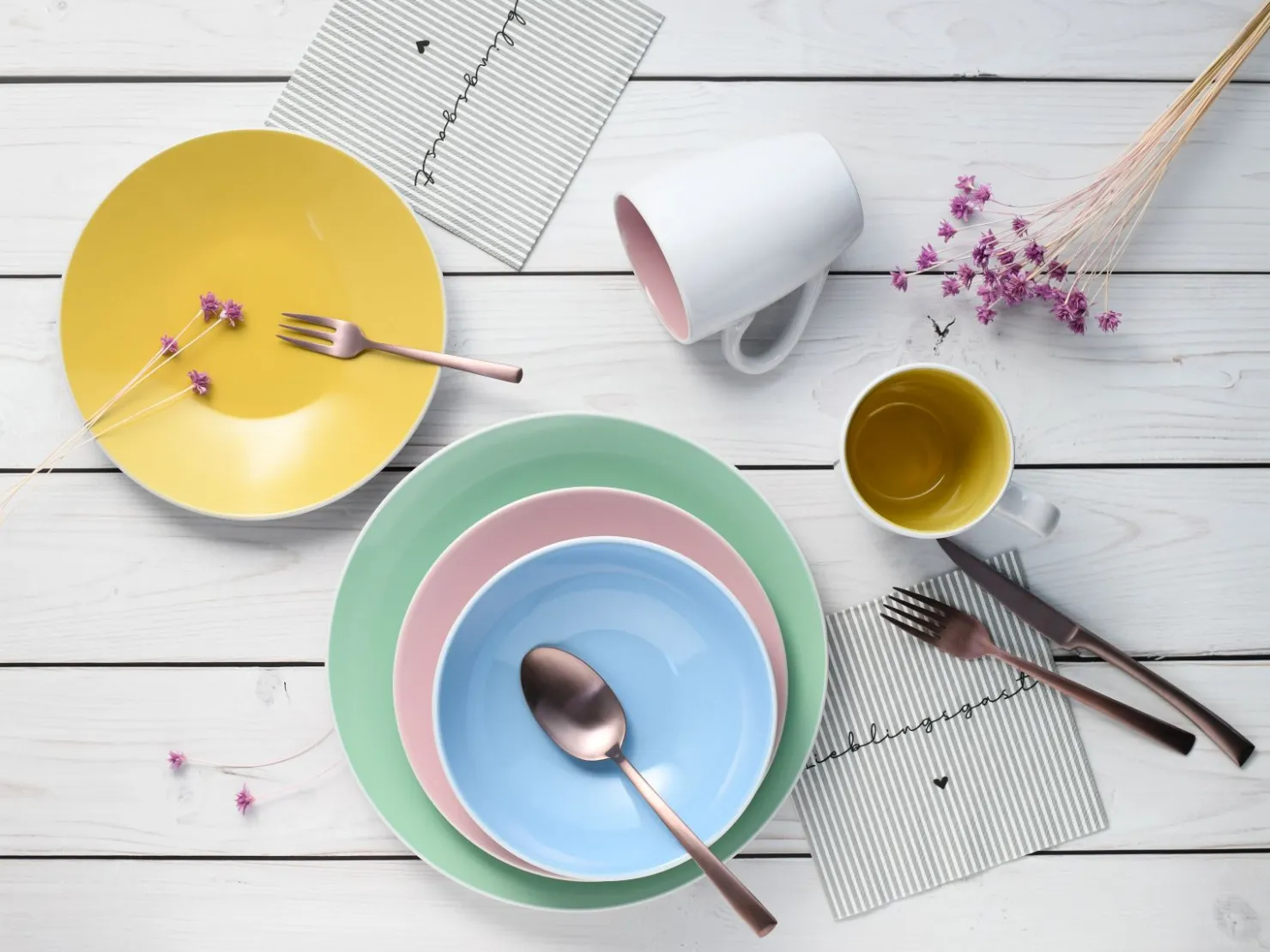 Creatable Geschirrset|Nice Cream - Kombiservice 16-tlg - Bunt