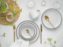 Creatable Geschirrset|Nordic Festive - Kombiservice 10-tlg - Schwarz