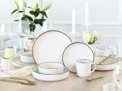 Creatable Geschirrset|Nordic Festive - Kombiservice 10-tlg - Schwarz