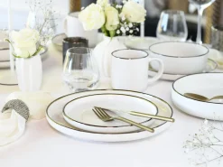 Creatable Geschirrset|Nordic Festive - Kombiservice 30-tlg - Schwarz