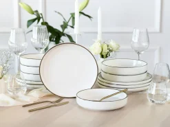Creatable Geschirrset|Nordic Festive - Tafelservice 12-tlg - Schwarz