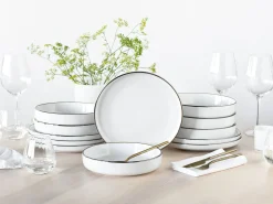 Creatable Geschirrset|Nordic Festive - Tafelservice 12-tlg - Schwarz