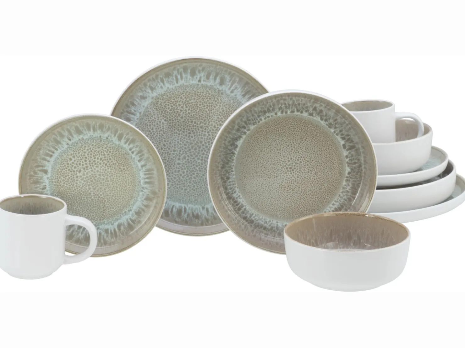 Creatable Geschirrset|Nordic Fjord - Kombiservice 10-tlg - beige