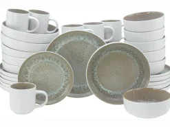 Creatable Geschirrset|Nordic Fjord - Kombiservice 30-tlg - beige