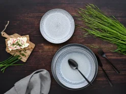 Creatable Geschirrset|Teller|Nordic Fjord - Tellerset 18-tlg - beige