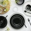 Creatable Geschirrset|Nordic Gourmet - Kombiservice 10-tlg - Schwarz