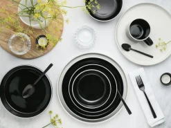 Creatable Geschirrset|Nordic Gourmet - Kombiservice 10-tlg - Schwarz