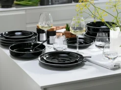 Creatable Geschirrset|Teller|Nordic Gourmet - Tellerset 18-tlg - Schwarz