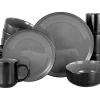 Creatable Geschirrset|Nordic - Kombiservice 16-tlg - Cool Black Grey