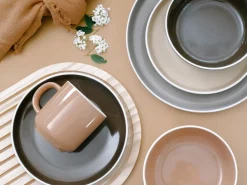 Creatable Geschirrset|Nordic - Kombiservice 16-tlg - Cool Black Grey