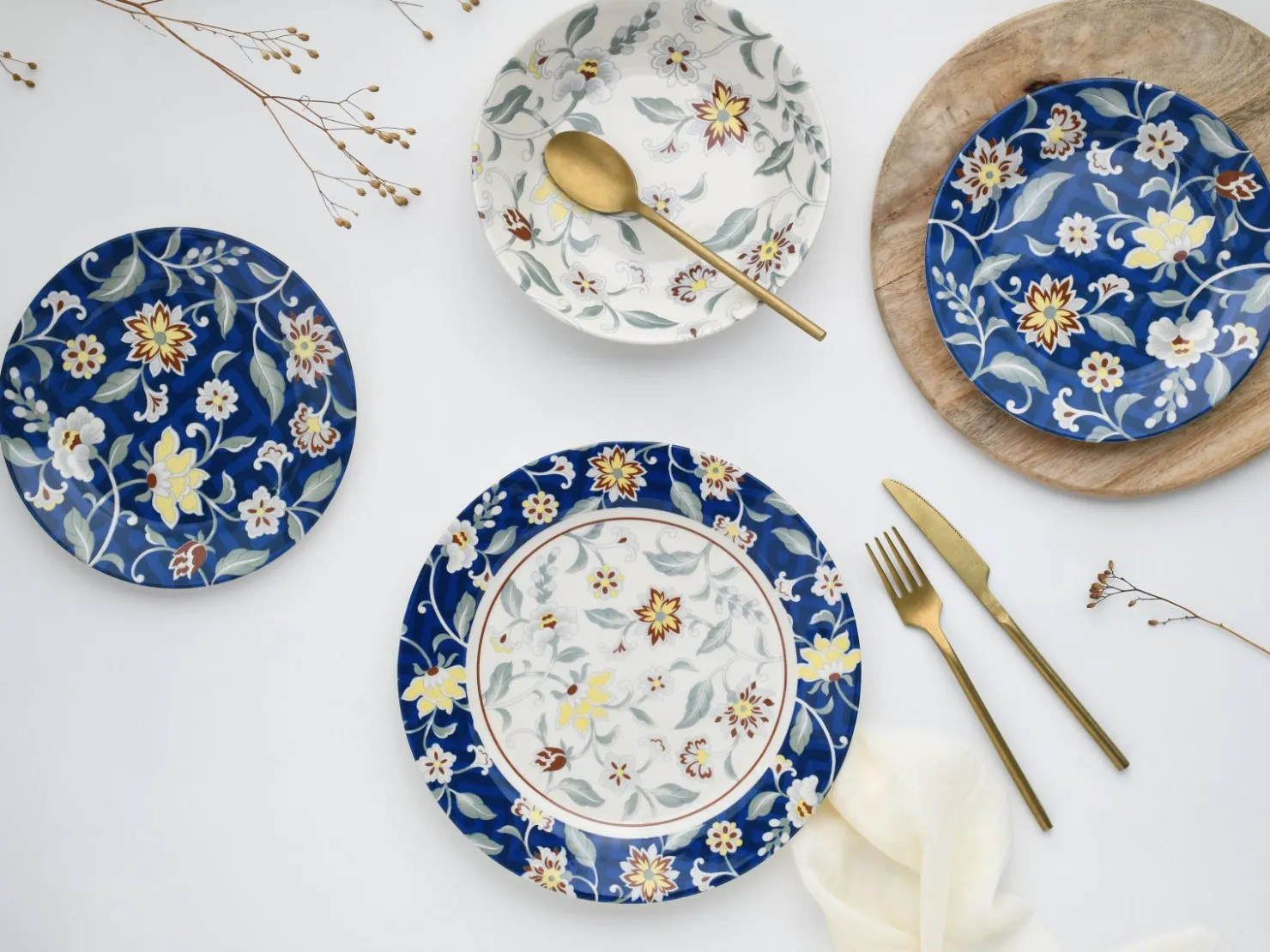 Creatable Geschirrset|Odessa - Tellerset 12-tlg - bunt