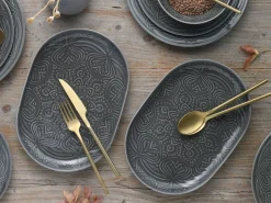 Creatable Platten|Geschirrset|Orient Mandala - Plattenset 2-tlg - Aquamarine