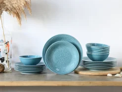 Creatable Geschirrset|Teller|Orient Mandala - Tellerset 18-tlg - Aquamarine