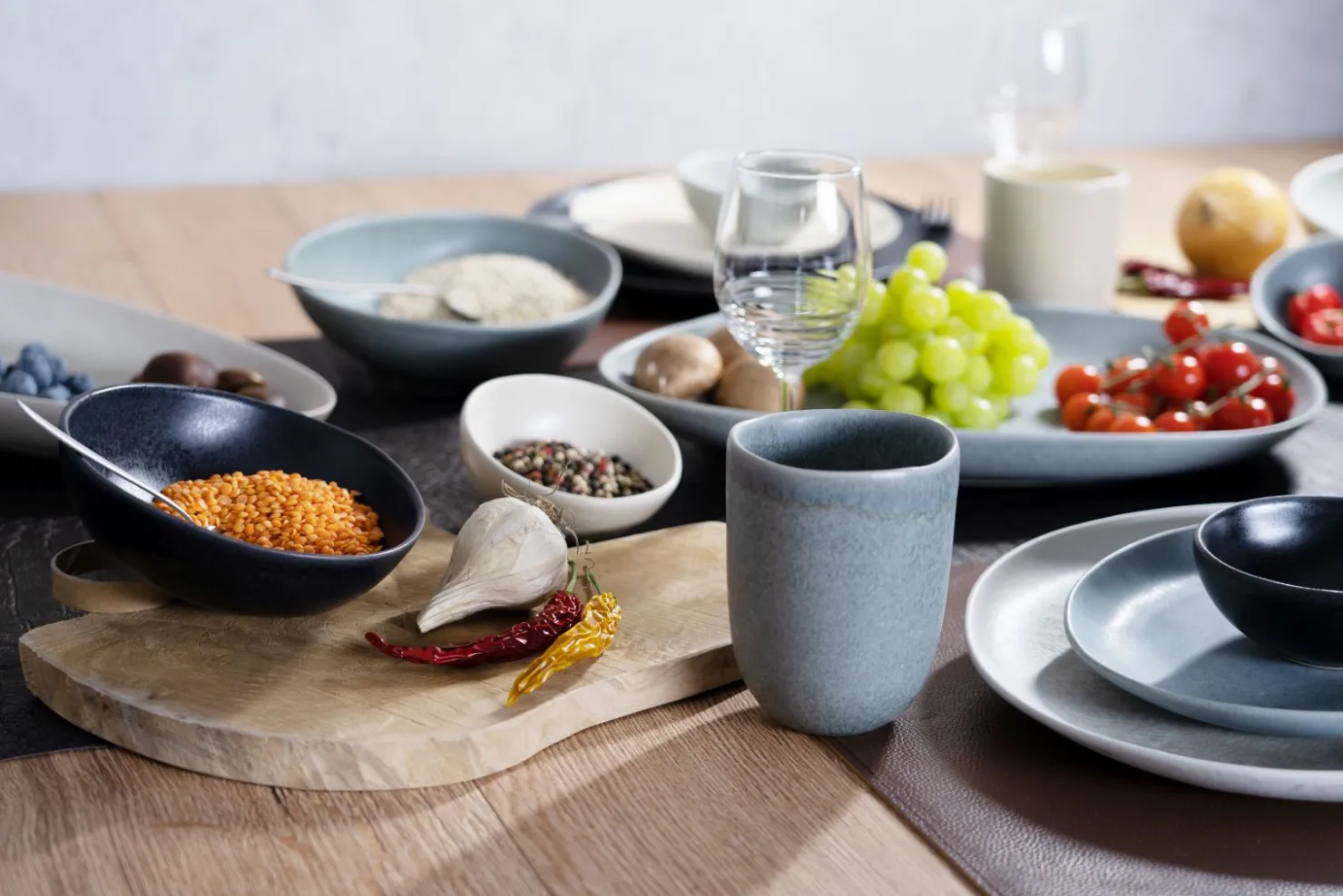 Creatable Geschirrset|Teller|Pietra - Suppenteller 4-tlg - bunt