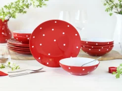 Creatable Geschirrset|Polka Dots - Tafelservice 12-tlg - Bunt