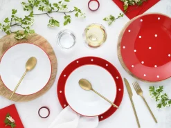 Creatable Geschirrset|Polka Dots - Tafelservice 12-tlg - Bunt