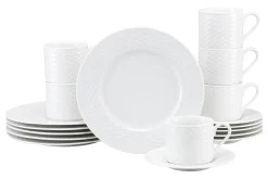 Creatable Geschirrset|Polo - Kaffeeservice 18-tlg - Weiss