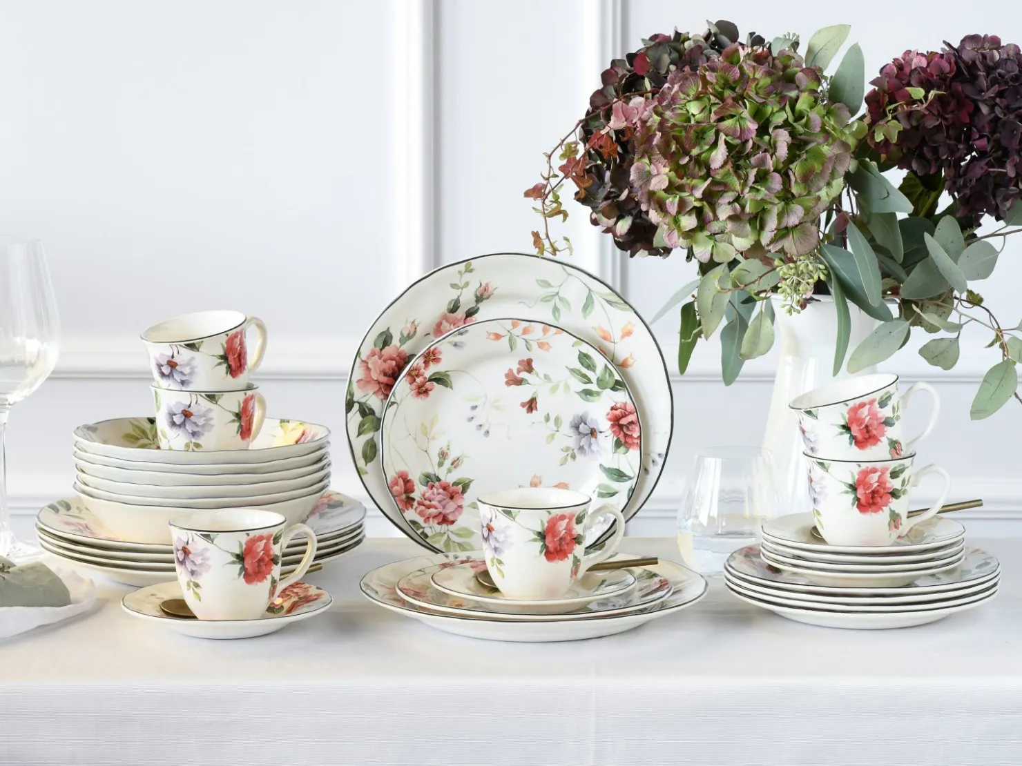 Creatable Geschirrset|Priscilla - Kombiservice 30-tlg - Bunt