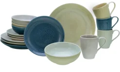 Creatable Geschirrset|Reactive - Kombiservice 16-tlg - Aqua