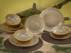 Creatable Geschirrset|Reactive Nostalgic - Tellerset 12-tlg - Blau