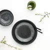 Creatable Geschirrset|Teller|Reactive Nostalgic - Tellerset 12-tlg - Schwarz