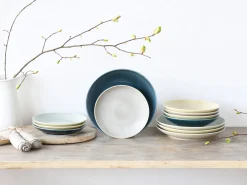 Creatable Geschirrset|Teller|Reactive - Tellerset 12-tlg - Aqua