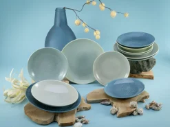 Creatable Geschirrset|Teller|Reactive - Tellerset 12-tlg - Aqua