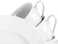 Creatable Geschirrset|Roccoco - Kombiservice 30-tlg - Weiss