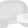 Creatable Geschirrset|Roccoco - Servierset 3-tlg - Weiss