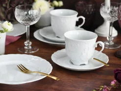 Creatable Geschirrset|Rokoko - Kaffeeservice 18-tlg - Weiss