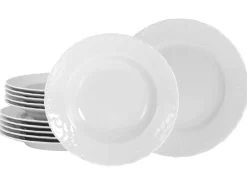 Creatable Geschirrset|Rokoko - Tafelservice 12-tlg (mo) - Weiss
