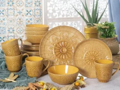 Creatable Geschirrset|Samarkand - Kombiservice 16-tlg - Smaragd