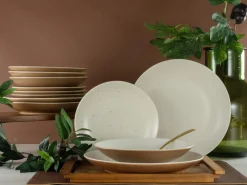 Creatable Geschirrset|Teller|Sand Dunes - Tellerset 12-tlg - creme