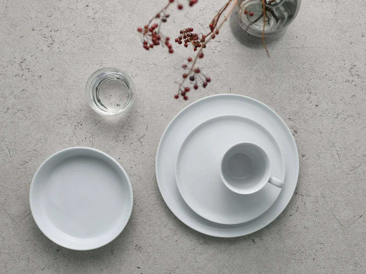 Creatable Geschirrset|Scandi - Kombiservice 16-tlg - Weiss