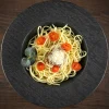 Creatable Pizza & Pasta|Geschirrset|Schiefer - Pastateller 2-tlg - Schwarz