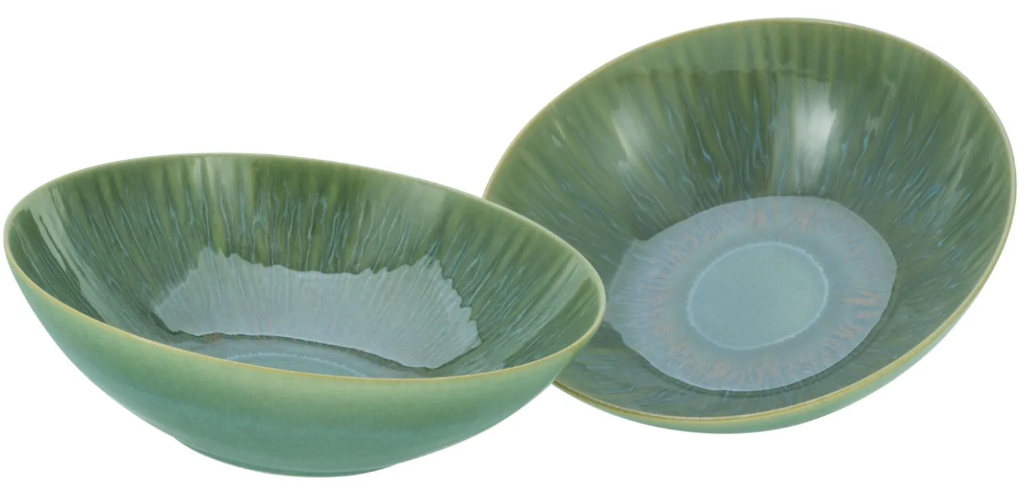 Creatable Bowls & Schüsseln|Sea Breeze - Salatschüssel 2-tlg, Sea Breeze - Salatschüssel 2tlg - Hellblau