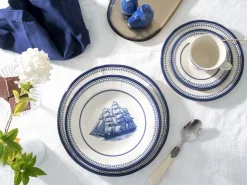 Creatable Geschirrset|Segelschiff - Kombiservice 30-tlg - Blau