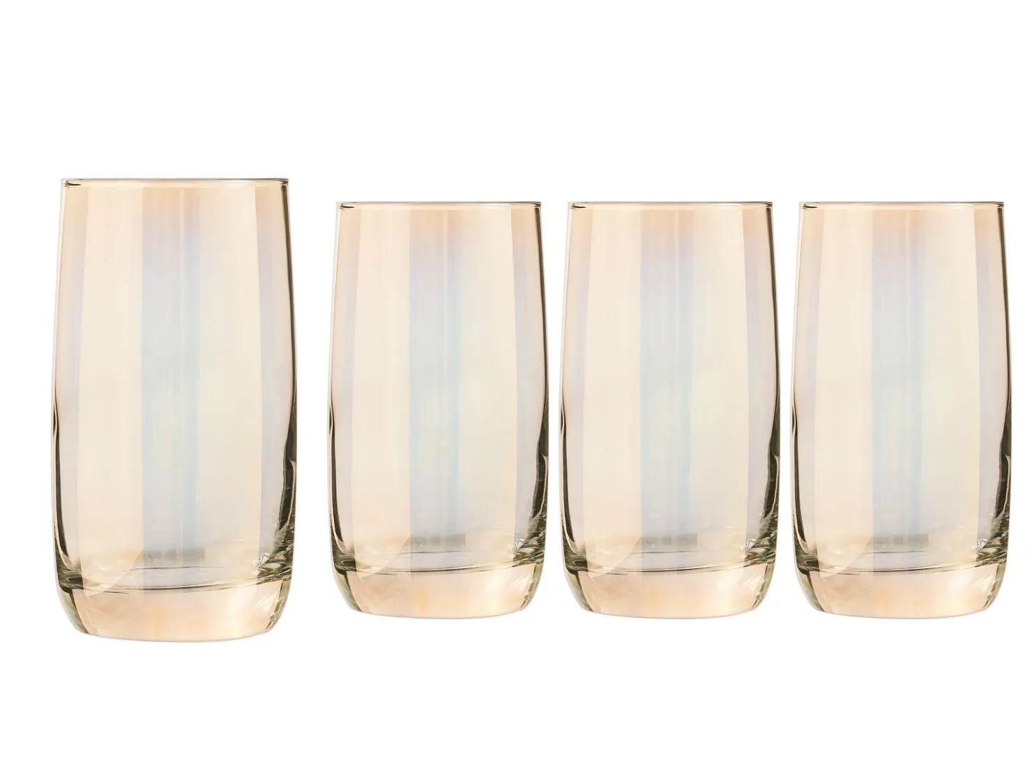 Creatable Gläser|Shiny - Longdrinkglas 4-tlg - gold